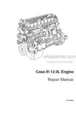 Photo 3 - Case IH F3BE0684H F3BE0684G Repair Manual 12.9L Engine 87523642