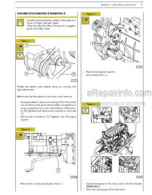 Photo 1 - Case IH F3BE0684H F3BE0684G Repair Manual 12.9L Engine 87523642