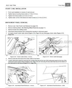 Photo 6 - Case MD72 MD82 MD92 Service Manual Disc Mower 84207378