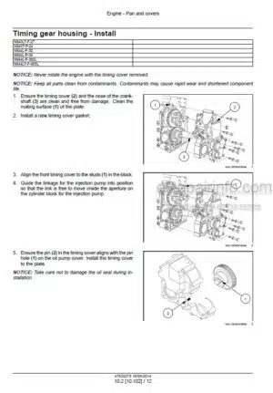 Photo 8 - Case WDX901 WDX1101 WDX1701 Repair Manual Self Propelled Windrower 86630611