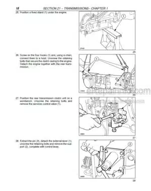 Photo 6 - Case F460 F560 Service Manual Tractor GSS1011Y