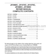 Photo 5 - Case JX1060C JX1070C JX1075C JX1085C JX1095C Repair Manual Tractor 87393635
