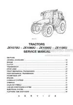 Photo 4 - Case JX1070U JX1080U JX1090U JX1100U Service Manual And Updates Tractor