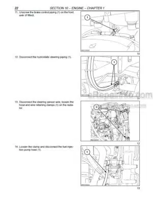 Photo 7 - Case H Series 4 Series Farmall Service Manual Tractor And Power Unit GSS5032