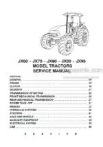 Photo 4 - Case JX60 JX70 JX80 JX90 JX95 Repair Manual Tractor 87616417