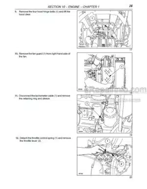 Photo 7 - Case RB344 Silage Pack Service Manual Round Baler 87711089B