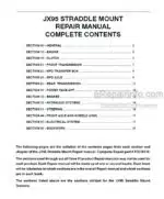 Photo 4 - Case JX95 Straddle Mount Repair Manual Tractor 87519319