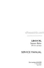 Photo 5 - Case LB434XL Service Manual Square Baler 48123759