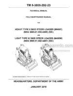 Photo 4 - Case M400T M400W Technical Manual Heavy Type II Light Type III Skid Steer Loader TM5-3805-292-23