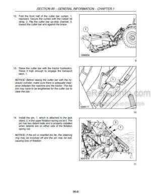 Photo 8 - Case MD72 MD82 MD92 Service Manual Disc Mower 84207378