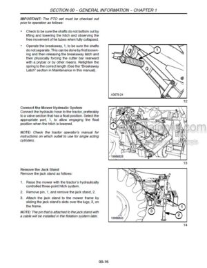 Photo 1 - Case MDX71 MDX81 MDX91 Service Manual Disc Mower 87023825