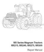 Photo 4 - Case MX215 MX245 MX275 MX305 310 Magnum Repair Manual Tractor