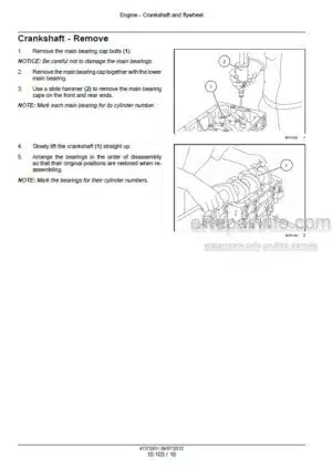 Photo 9 - Case Mitsubishi S4L2 S4L Service Manual Engine 47372931