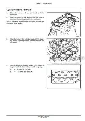 Photo 8 - Case Mitsubishi S4Q2 S4Q Service Manual Engine 47372932