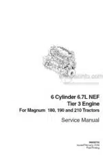 Photo 4 - Case N45ENT.X N67ENT.X NEF Tier 3 Service Manual Engine 84202702