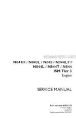 Photo 4 - Case N843H N843L N843 N844LT N844L N844T N844 ISM Tier 3 Service Manual Engine