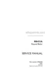 Photo 5 - Case RB455A Service Manual Round Baler 47546430