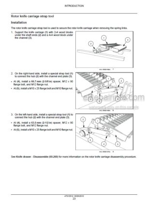 Photo 6 - Case SMX91 Repair Manual Mower Conditioner 86630606