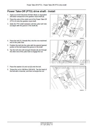 Photo 6 - Case RD132 Repair Manual Disc Mower Conditioner Header 87755424