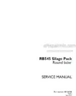 Photo 4 - Case RB545 Silage Pack Service Manual Round Baler 48126528