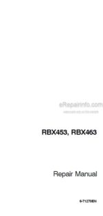 Photo 4 - Case RBX453 RBX463 Repair Manual Round Baler 6-71270EN