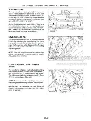 Photo 7 - Case 1482 Service Manual Combine Chassis GSS-1496