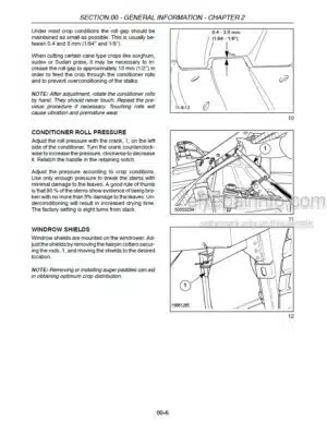 Photo 2 - Case RD162 RDX181 Repair Manual Disc Header 87755425