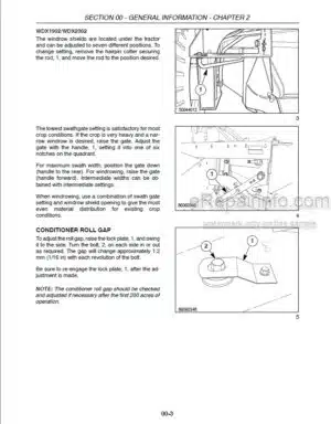 Photo 7 - Case WD1903 WD2303 Service Manual Self Propelled Windrower 47487699