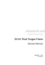 Photo 4 - Case SC101 Service Manual Pivot Torque Frame 84207376