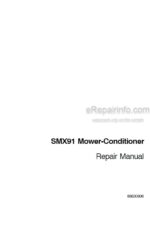 Photo 4 - Case SMX91 Repair Manual Mower Conditioner 86630606
