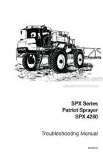 Photo 4 - Case SPX4260 Patriot Troubleshooting Manual Sprayer 86986705R0
