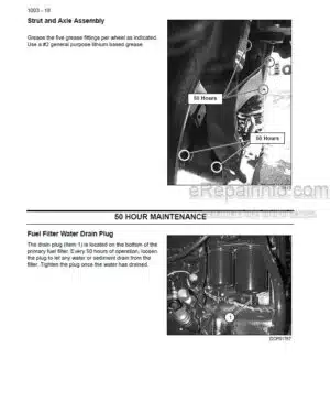 Photo 8 - Case 1420 Axial Flow Service Manual Combine Chassis GSS1500