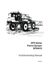 Photo 4 - Case SPX4410 Patriot Troubleshooting Manual Sprayer 87265680