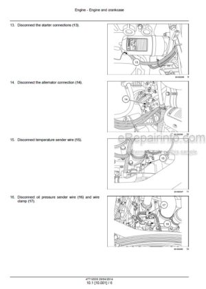 Photo 7 - Case WD1203 Service Manual Self Propelled Windrower 47487698