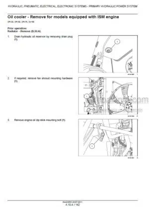 Photo 7 - Case WD1903 WD2303 Series II Service Manual Self Propelled Windrower 47698331