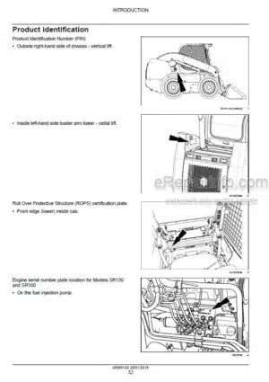 Photo 7 - Case WD1903 WD2303 Service Manual Self Propelled Windrower 84211429