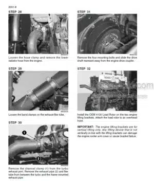 Photo 7 - Case 7100 7200 Service Manual Tractor 8-92038