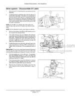 Photo 2 - Case TD102 Service Manual Pull Type Disc Mower 84207324