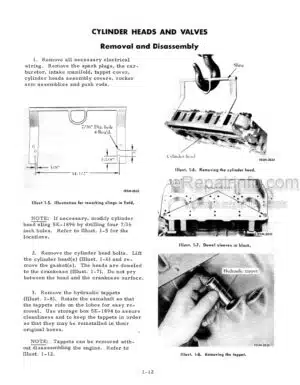 Photo 8 - Case WD1904 WD2304 Tier 3 Service Manual Self Propelled Windrower 48126549
