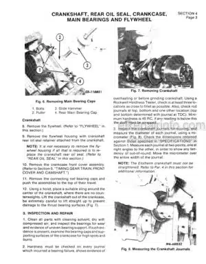 Photo 8 - Case WD1903 WD2303 Service Manual Self Propelled Windrower 84211429