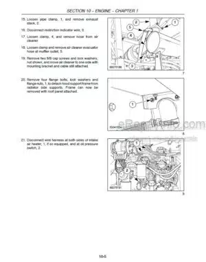 Photo 7 - Case WD1204 Tier 3 Service Manual Self Propelled Windrower 48126546