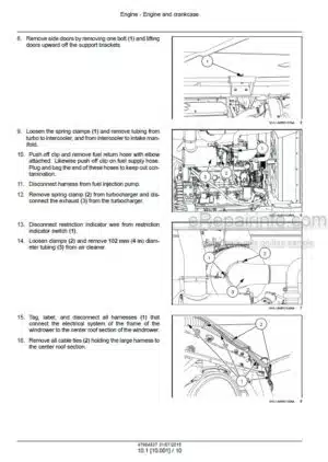Photo 8 - Case WD1204 Tier 3 Service Manual Self Propelled Windrower 47904537