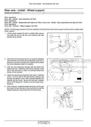 Photo 5 - Case WD1204 Tier 3 Service Manual Self Propelled Windrower 48126546