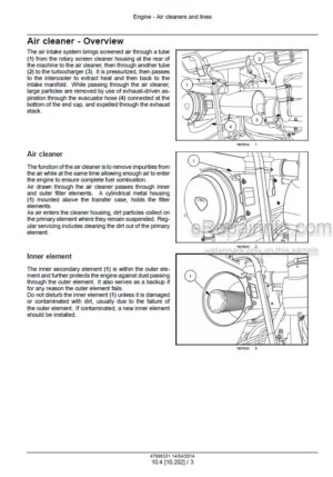 Photo 12 - Case WD1903 WD2303 Series II Service Manual Self Propelled Windrower 47698331