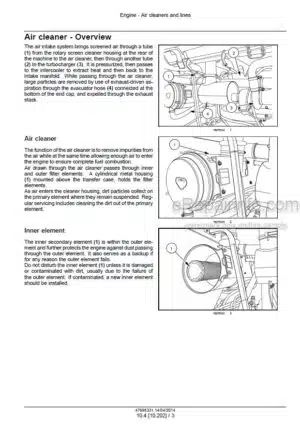 Photo 11 - Case WD1903 WD2303 Series II Service Manual Self Propelled Windrower 47698331