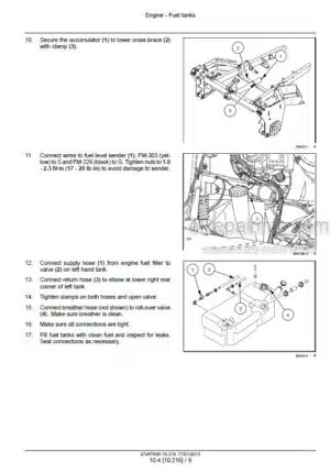 Photo 3 - Case WD1903 WD2303 Service Manual Self Propelled Windrower 47487699