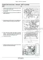 Photo 2 - Case WD1904 WD2304 Tier 3 Service Manual Self Propelled Windrower 47904538