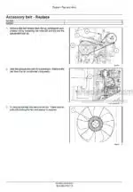Photo 2 - Case WD1904 WD2304 Tier 3 Service Manual Self Propelled Windrower 48126549