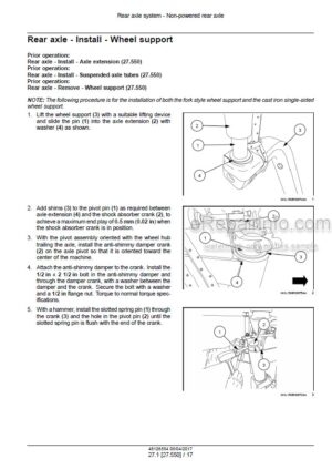 Photo 8 - Case WD2104 WD2504 Tier 4B Final Service Manual Self Propelled Windrower 48126554