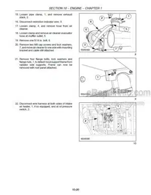 Photo 11 - Case WDX1002S WDX1202S WDX1202 Repair Manual Self Propelled Windrower 87580753